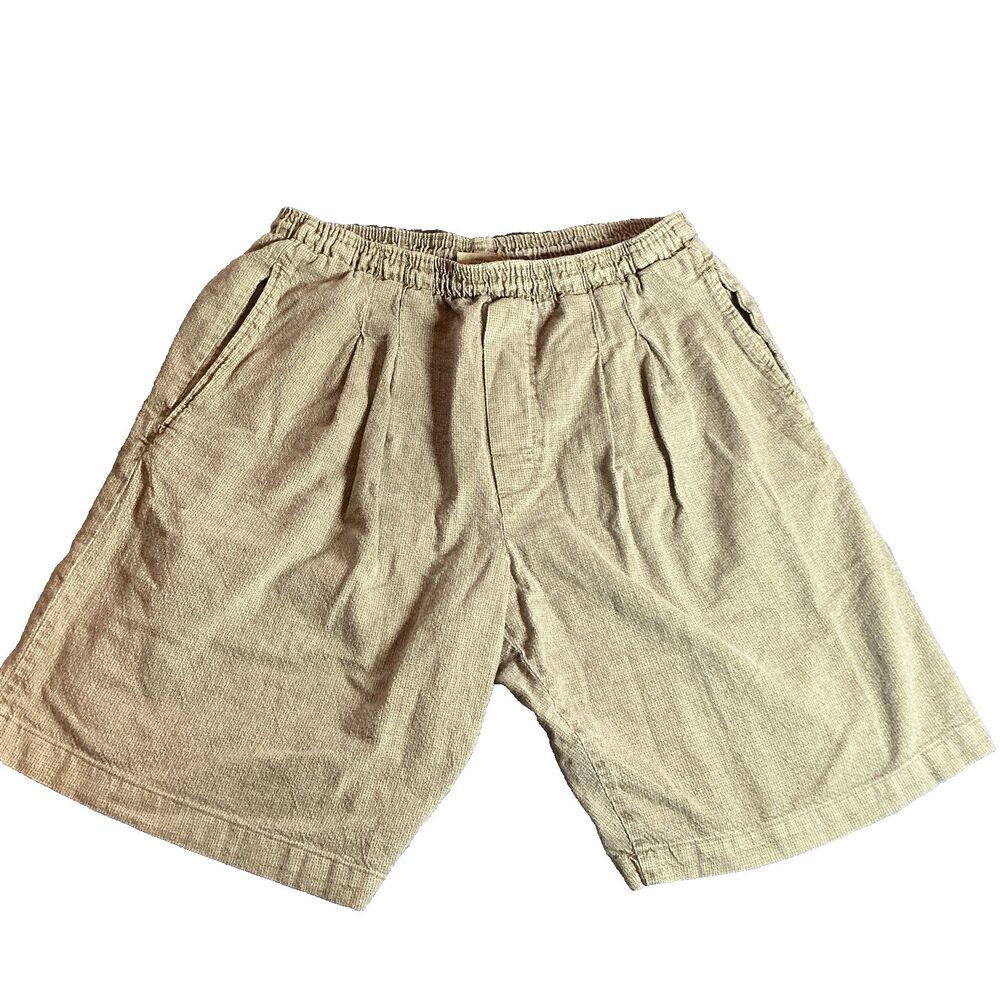 Vintage Rugby Soccer Shorts Mens Large Green/Tan color McIntosh & Seymour